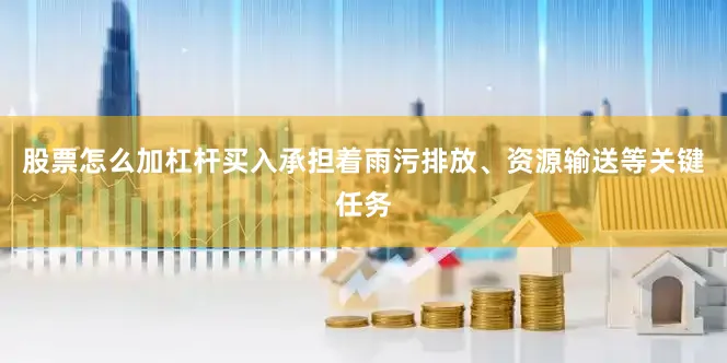 股票怎么加杠杆买入承担着雨污排放、资源输送等关键任务